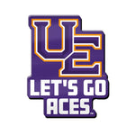 Evansville Purple Aces Acrylic Pin Jewelry Card