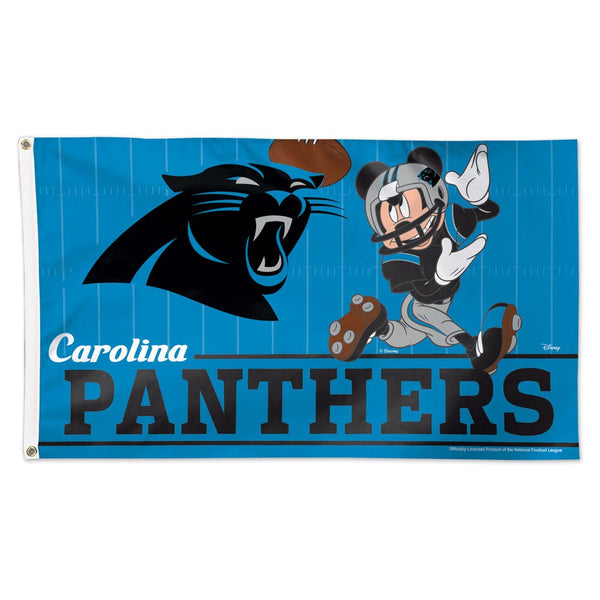 Carolina Panthers / Disney Mickey Mouse Flag - Deluxe 3' X 5'