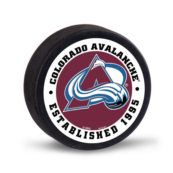 Colorado Avalanche Hockey Puck Packaged