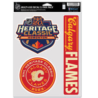 NHL Heritage Classic Calgary Flames Heritage Classic Participant Multi Use 3 Fan Pack