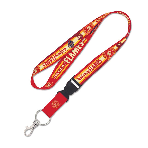 NHL Heritage Classic Calgary Flames Heritage Classic Participant Lanyard w/detachable buckle 1"