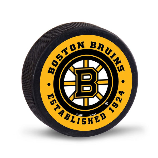 Boston Bruins Hockey Puck Packaged