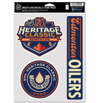 NHL Heritage Classic Edmonton Oilers Heritage Classic Participant Multi Use 3 Fan Pack