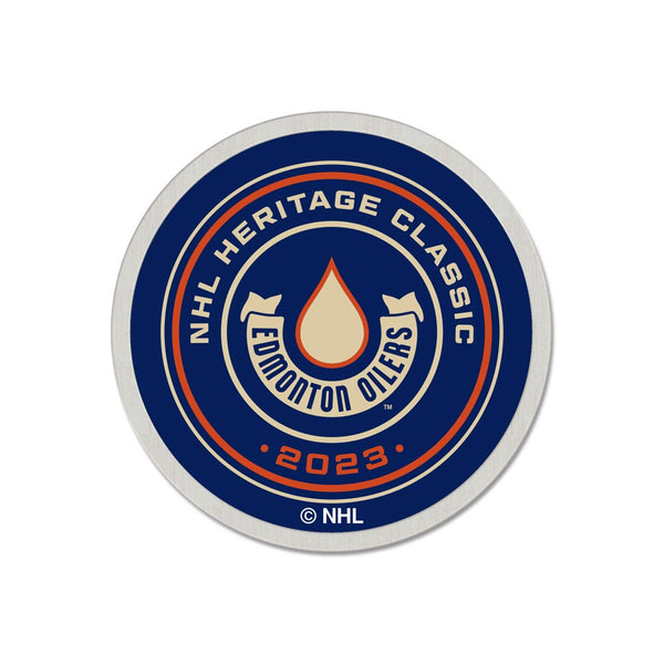 NHL Heritage Classic Edmonton Oilers Heritage Classic Participant Collector Pin Jewelry Card