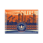 NHL Heritage Classic Edmonton Oilers Heritage Classic Participant Metal Magnet 2.5" x 3.5"
