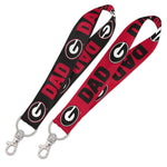 Georgia Bulldogs Lanyard Key Strap 1"