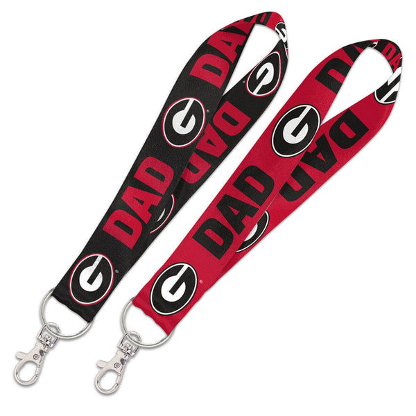 Georgia Bulldogs Lanyard Key Strap 1"