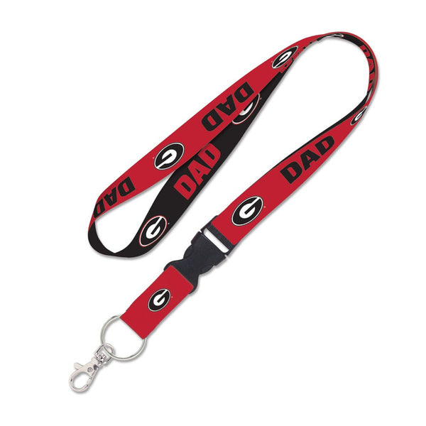 Georgia Bulldogs Lanyard w/detachable buckle 1"