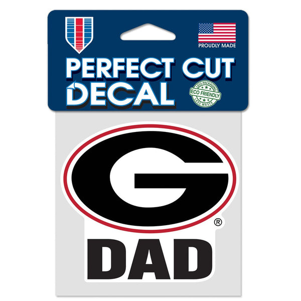 Georgia Bulldogs Perfect Cut Color Decal 4" x 4"