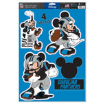 Carolina Panthers / Disney Mickey Mouse Multi-Use Decal 11" x 17"
