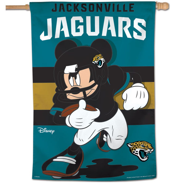 Jacksonville Jaguars / Disney Micke Mouse Vertical Flag 28" x 40"