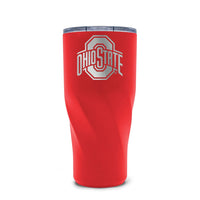 Ohio State Buckeyes RED TUMBLER 20oz Morgan Stainless Steel Tumbler
