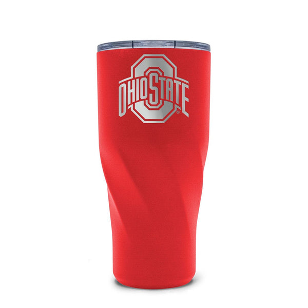 Ohio State Buckeyes RED TUMBLER 20oz Morgan Stainless Steel Tumbler