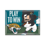 Jacksonville Jaguars / Disney Mickey Mouse Metal Magnet 2.5" x 3.5"