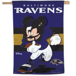 Baltimore Ravens / Disney Mickey Mouse Vertical Flag 28" x 40"