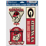 Georgia Bulldogs Multi Use 3 fan pack
