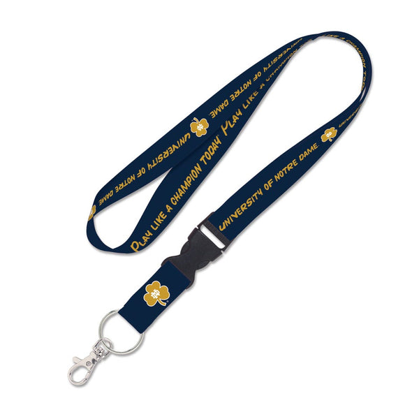 Notre Dame Fighting Irish Lanyard w/detachable buckle 1"