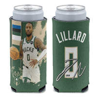 Milwaukee Bucks 12 oz Slim Can Cooler Damian Lillard