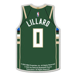 Milwaukee Bucks Collector Pin Jewelry Card Damian Lillard