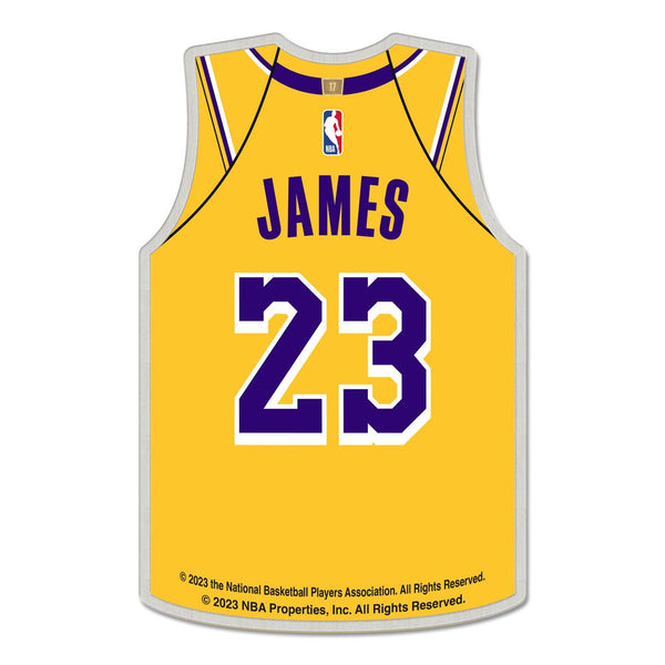 Los Angeles Lakers Collector Enamel Pin Jewelry Card LeBron James
