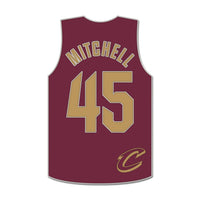 Cleveland Cavaliers Collector Enamel Pin Jewelry Card Donovan Mitchell