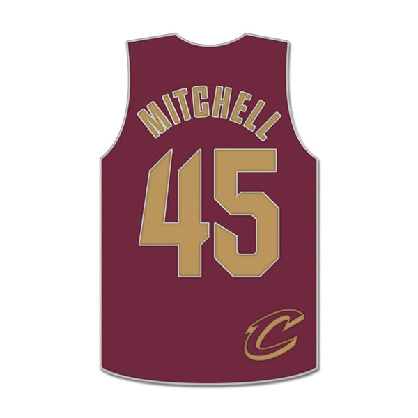 Cleveland Cavaliers Collector Enamel Pin Jewelry Card Donovan Mitchell