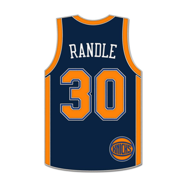 New York Knicks Collector Enamel Pin Jewelry Card Julius Randle