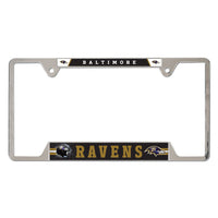 Baltimore Ravens Metal License Plate Frame