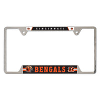 Cincinnati Bengals Metal License Plate Frame