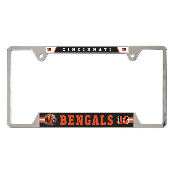 Cincinnati Bengals Metal License Plate Frame