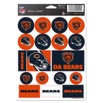 Chicago Bears Vinyl Sticker Sheet 5" x 7"