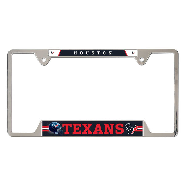Houston Texans Metal License Plate Frame