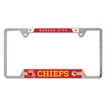 Kansas City Chiefs Metal License Plate Frame