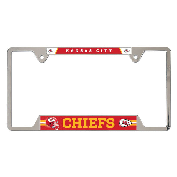 Kansas City Chiefs Metal License Plate Frame
