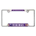 Minnesota Vikings Metal License Plate Frame