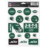 New York Jets Vinyl Sticker Sheet 5" x 7"