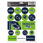 Seattle Seahawks Vinyl Sticker Sheet 5" x 7"