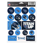 Tennessee Titans Vinyl Sticker Sheet 5" x 7"