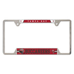 Tampa Bay Buccaneers Metal License Plate Frame