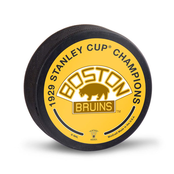 Boston Bruins / Vintage NHL Hockey Puck Packaged