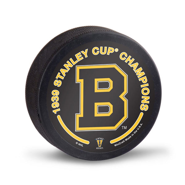 Boston Bruins / Vintage NHL Hockey Puck Packaged