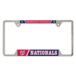 Washington Nationals Metal License Plate Frame