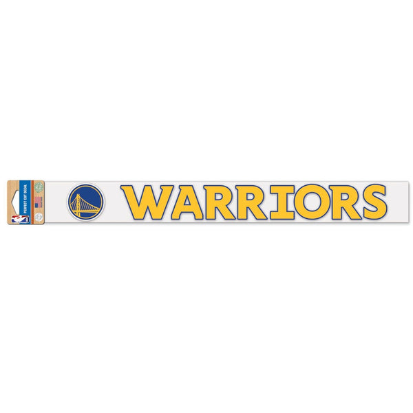 Golden State Warriors Perfect Cut Decals 2" x 17"