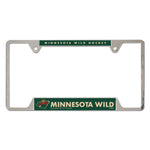 Minnesota Wild Metal License Plate Frame
