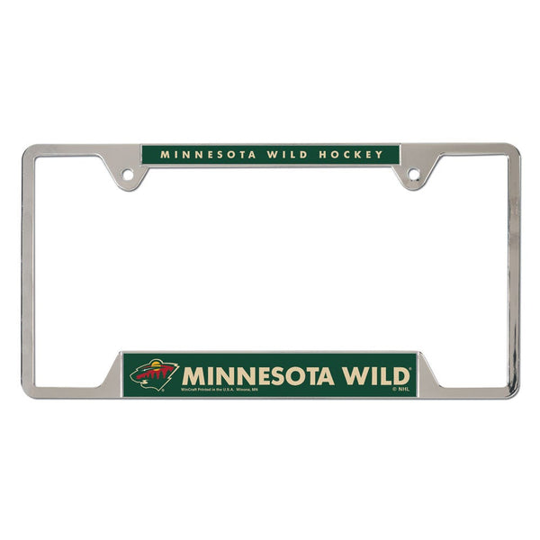 Minnesota Wild Metal License Plate Frame