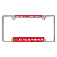 Chicago Blackhawks Metal License Plate Frame