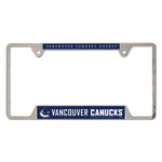 Vancouver Canucks Metal License Plate Frame