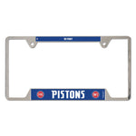 Detroit Pistons Metal License Plate Frame