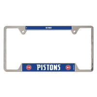 Detroit Pistons Metal License Plate Frame