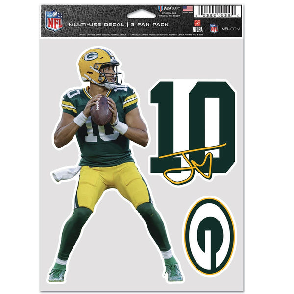 Green Bay Packers Multi Use 3 Fan Pack Jordan Love